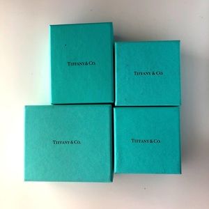 4 Tiffany boxes + Bag + 2 Ribbons